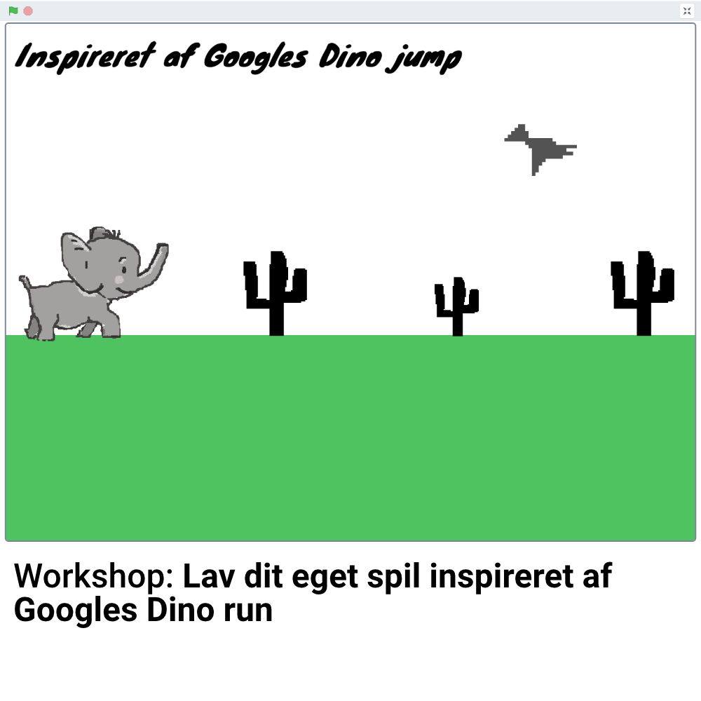 Workshop: Lav dit eget spil inspireret af Googles Dino run