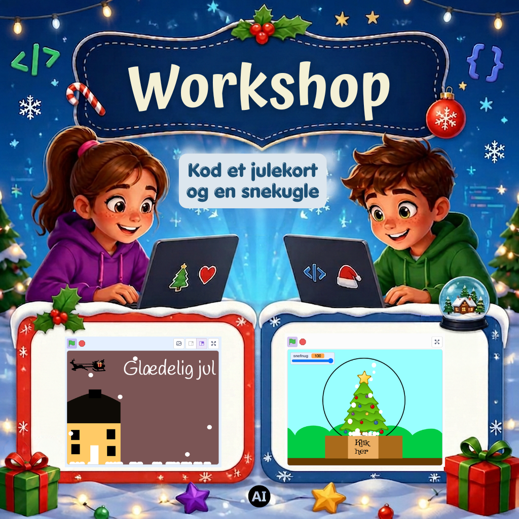 Eksempel på, hvad man lærer at lave i workshoppen.